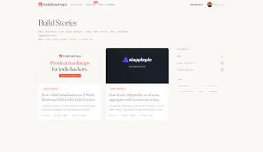 IndieRoadmaps gallery image