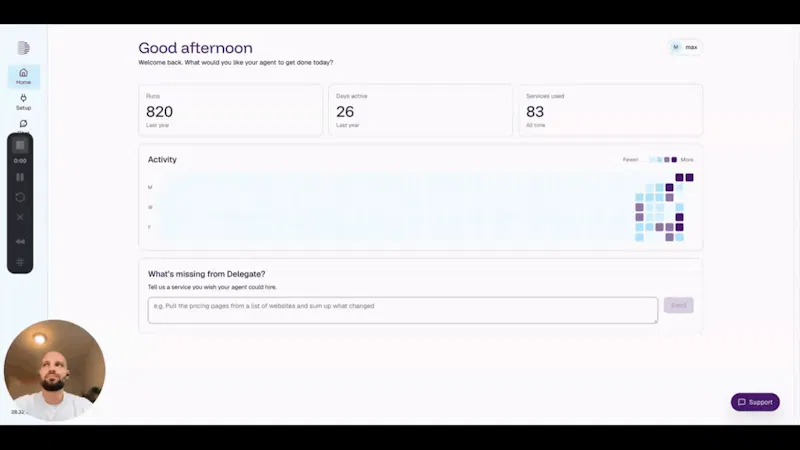 Delegate Agents screenshot 1 (video preview)
