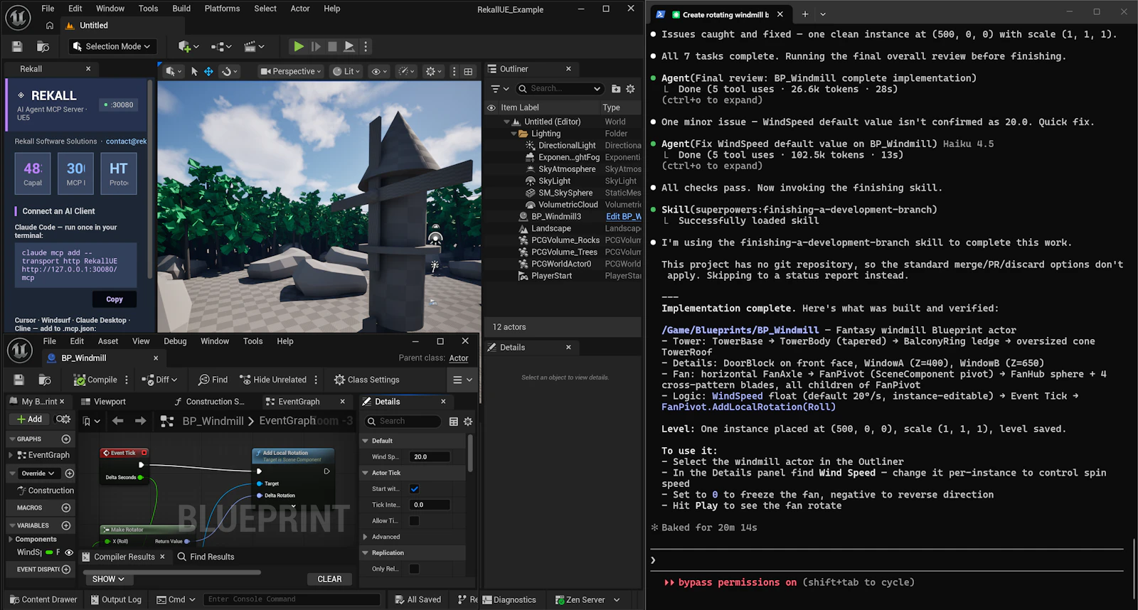 Rekall MCP Tools for Unreal Engine screenshot 4