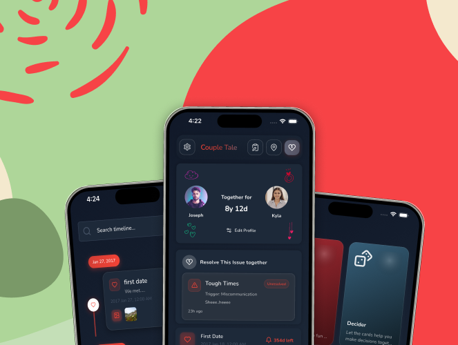 Couple Tale - For relationship - Screenshot 2 showing product features and functionality