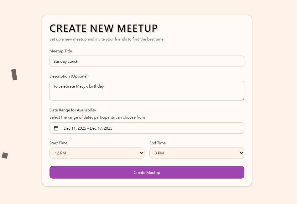 Pick n Meet - privacy-first meetup tool gallery image