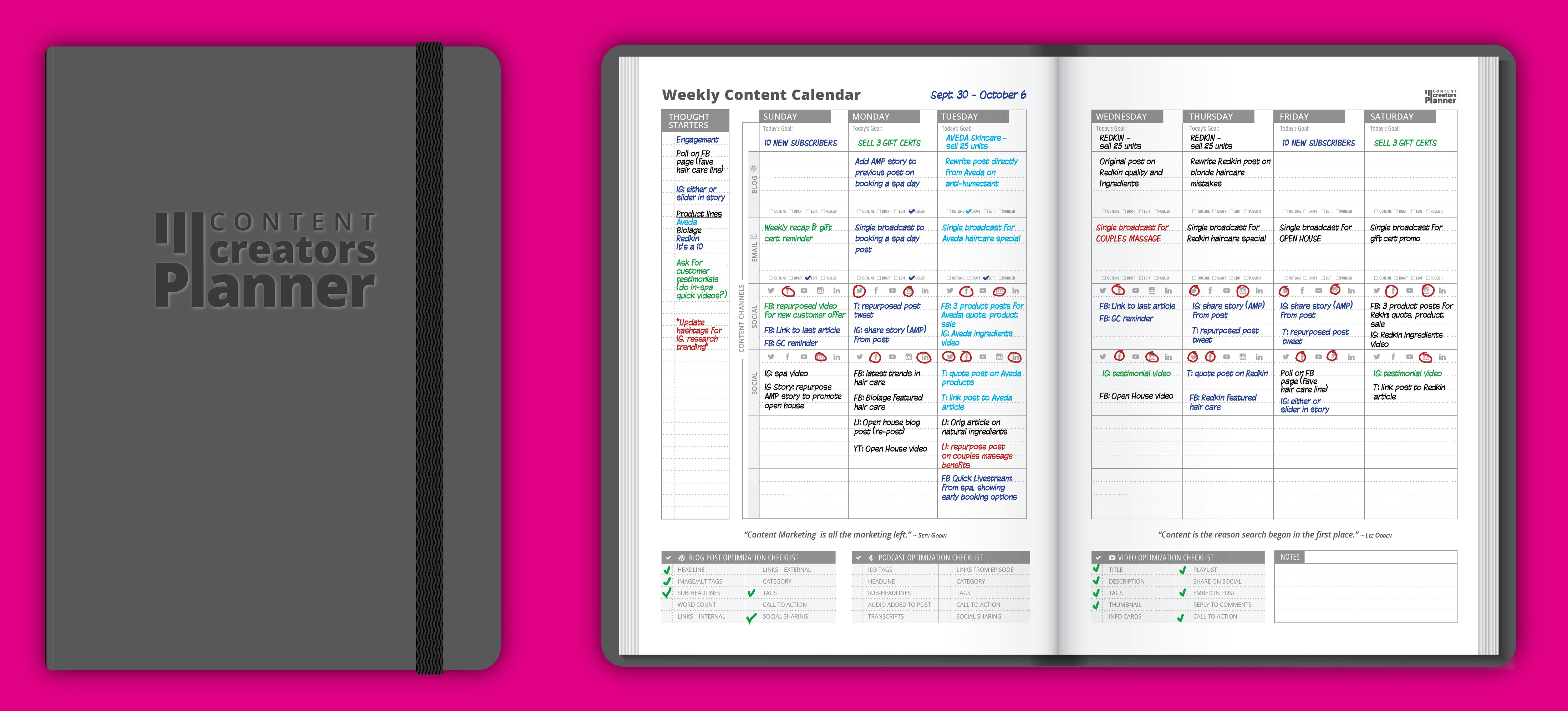 Content Creators Planner gallery image