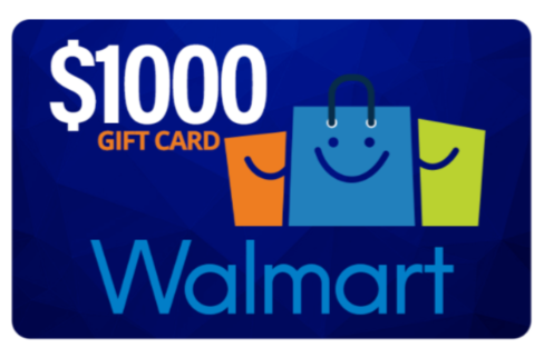1000$ Walmart eGift Card