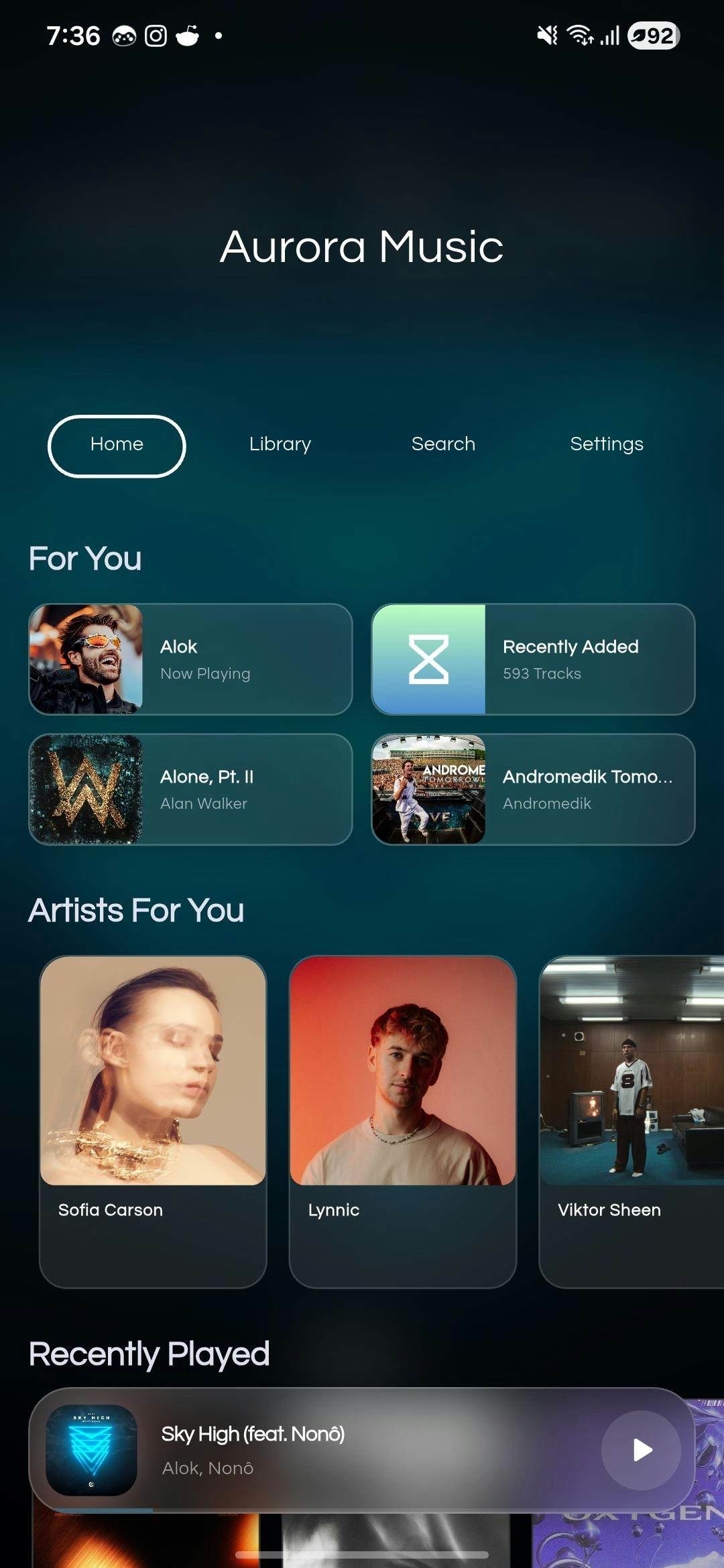 Aurora Music - Offline Music Player media 1