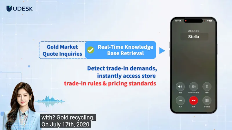 Udesk Voice Chatbot  screenshot 3