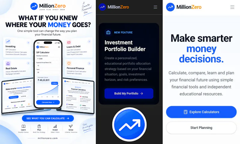 MillionZero Investment Portfolio Builder screenshot 2
