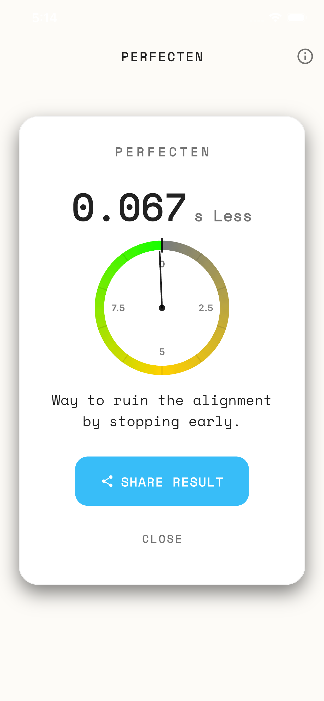 Perfecten - Screenshot 2 showing product features and functionality