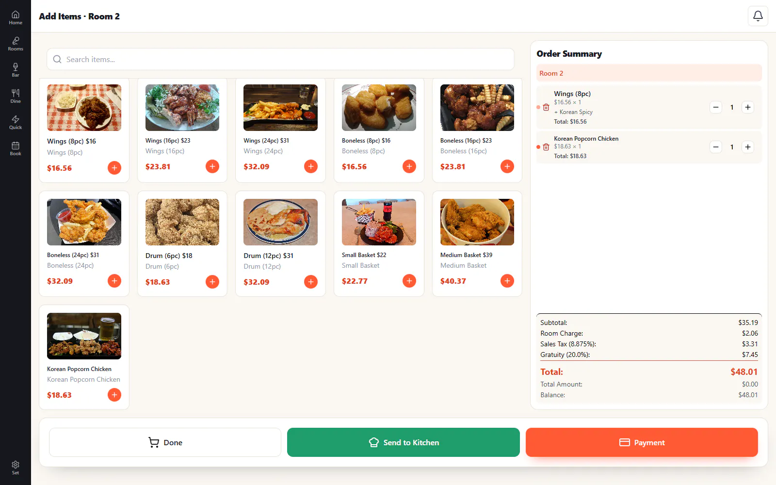 VenueTap POS screenshot 1