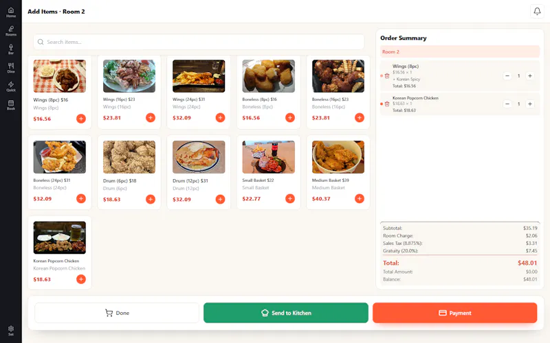 VenueTap POS screenshot 1
