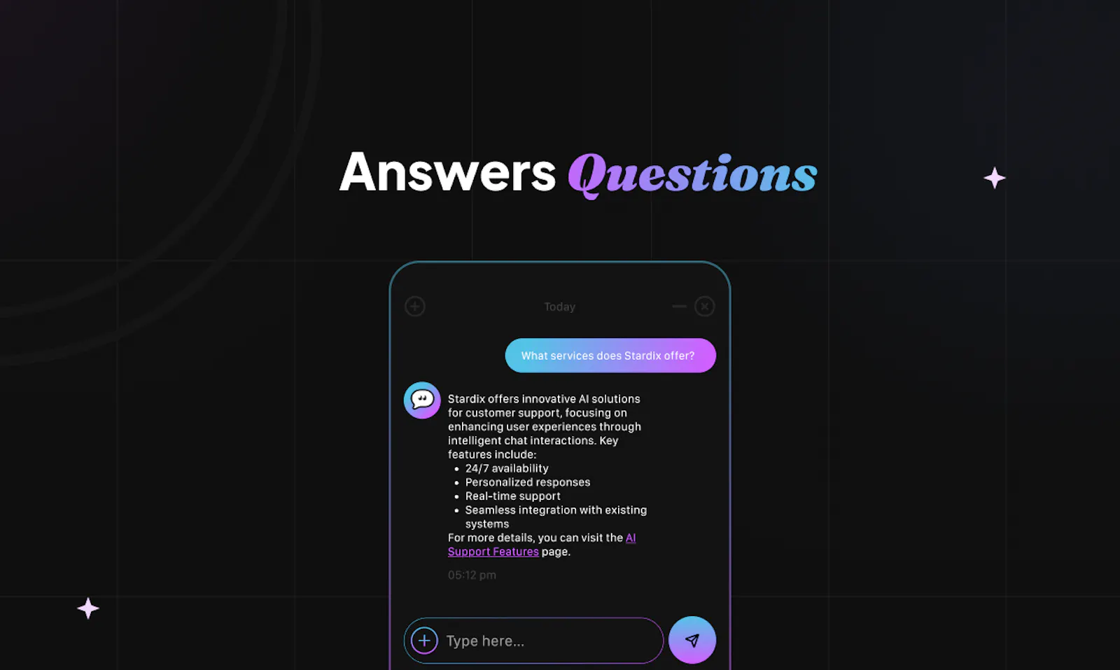 Stardix Chatbot screenshot 4