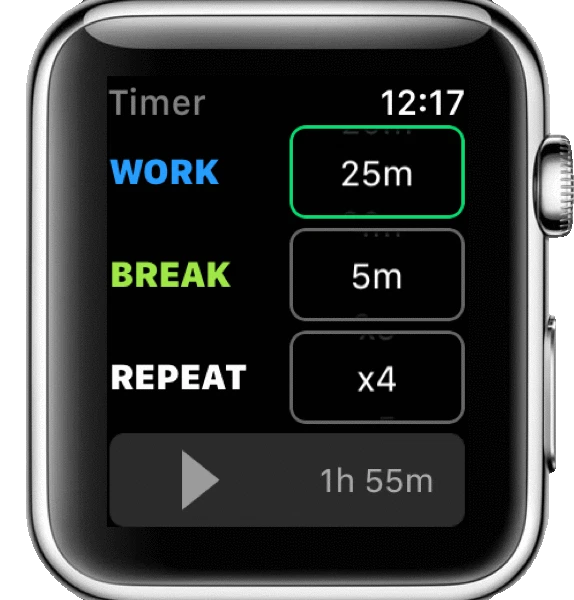 WorkBreak Timer (Watch)