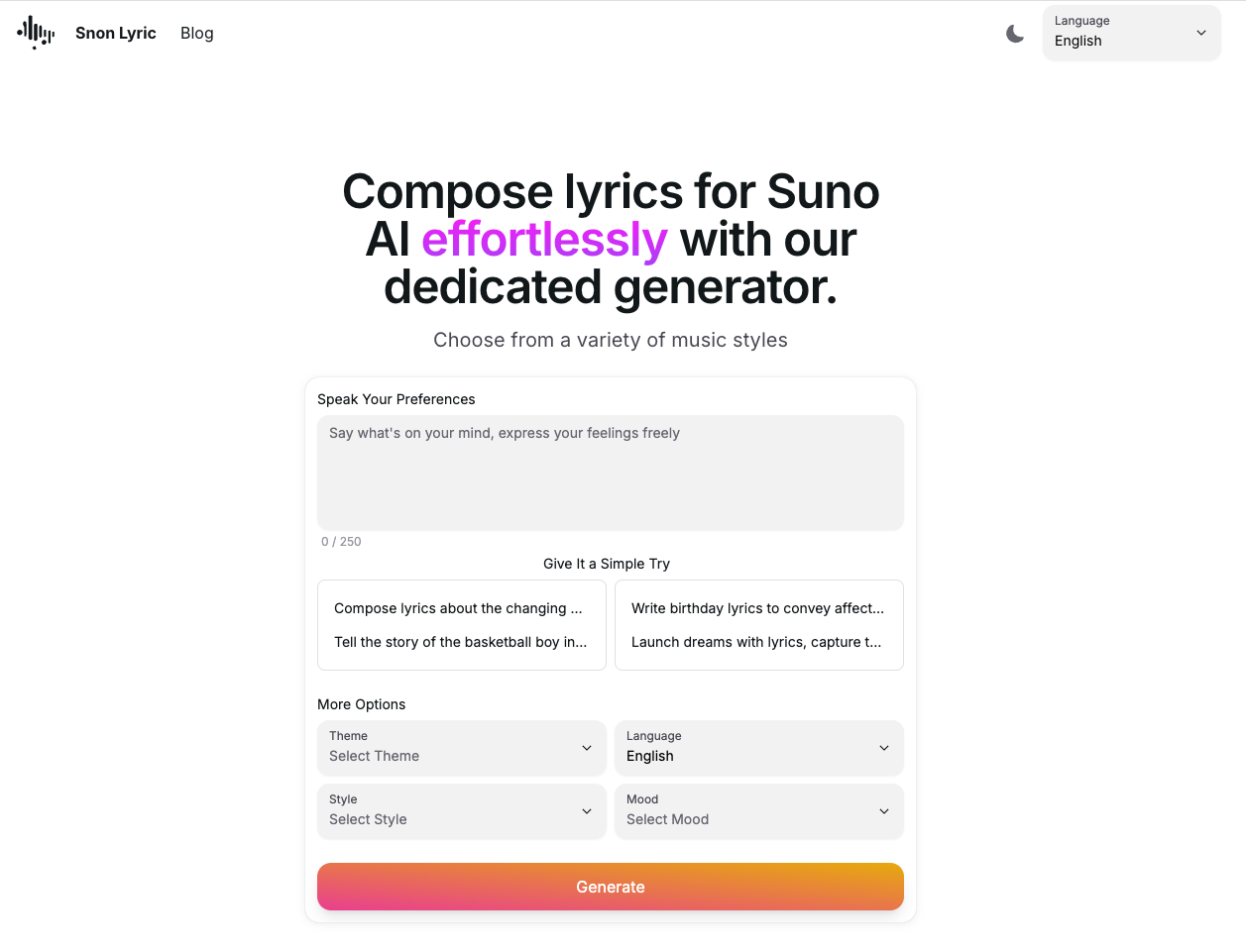 Snon Lyric gallery image