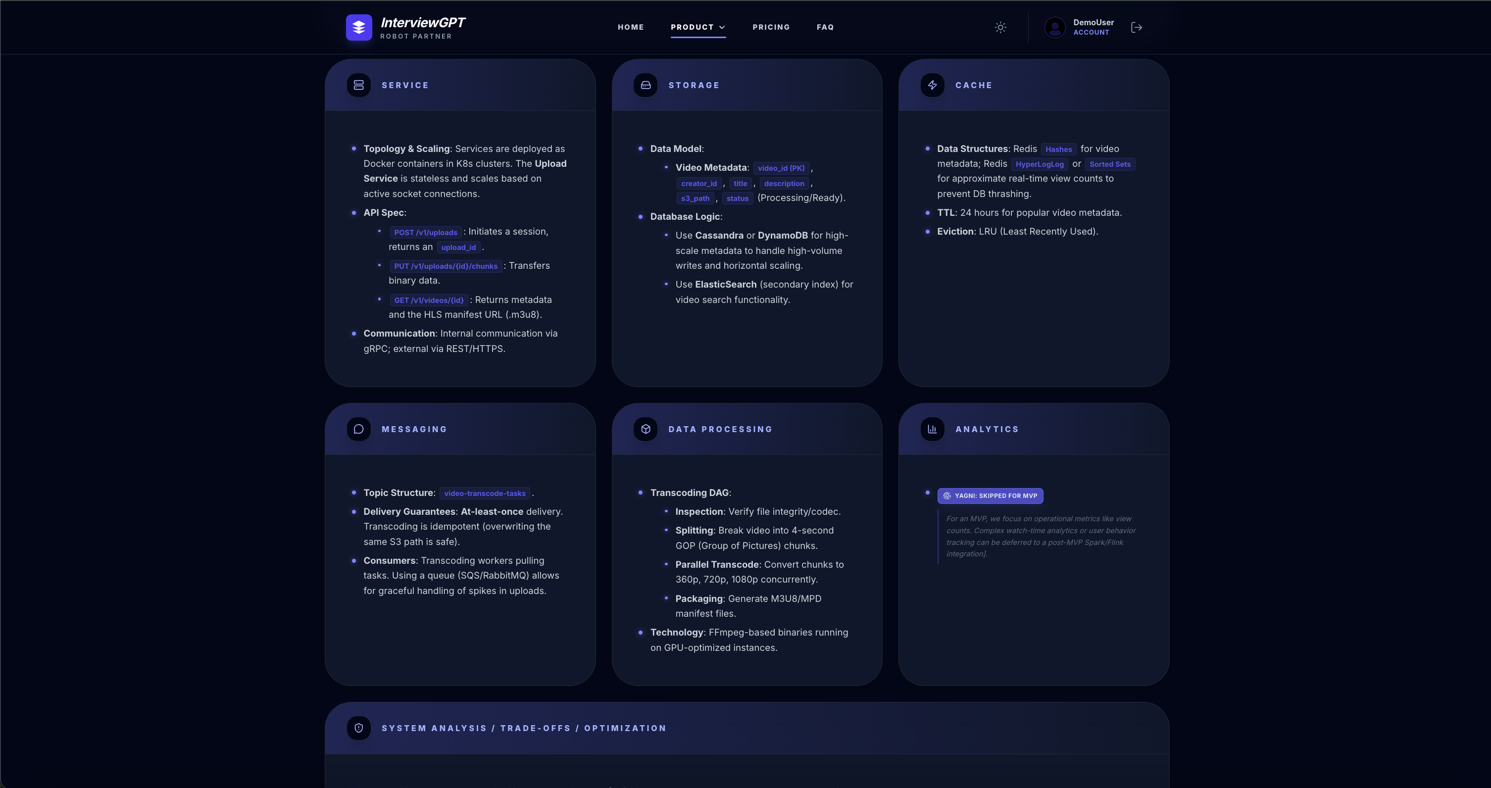 InterviewGPT - Screenshot 4 showing product features and functionality
