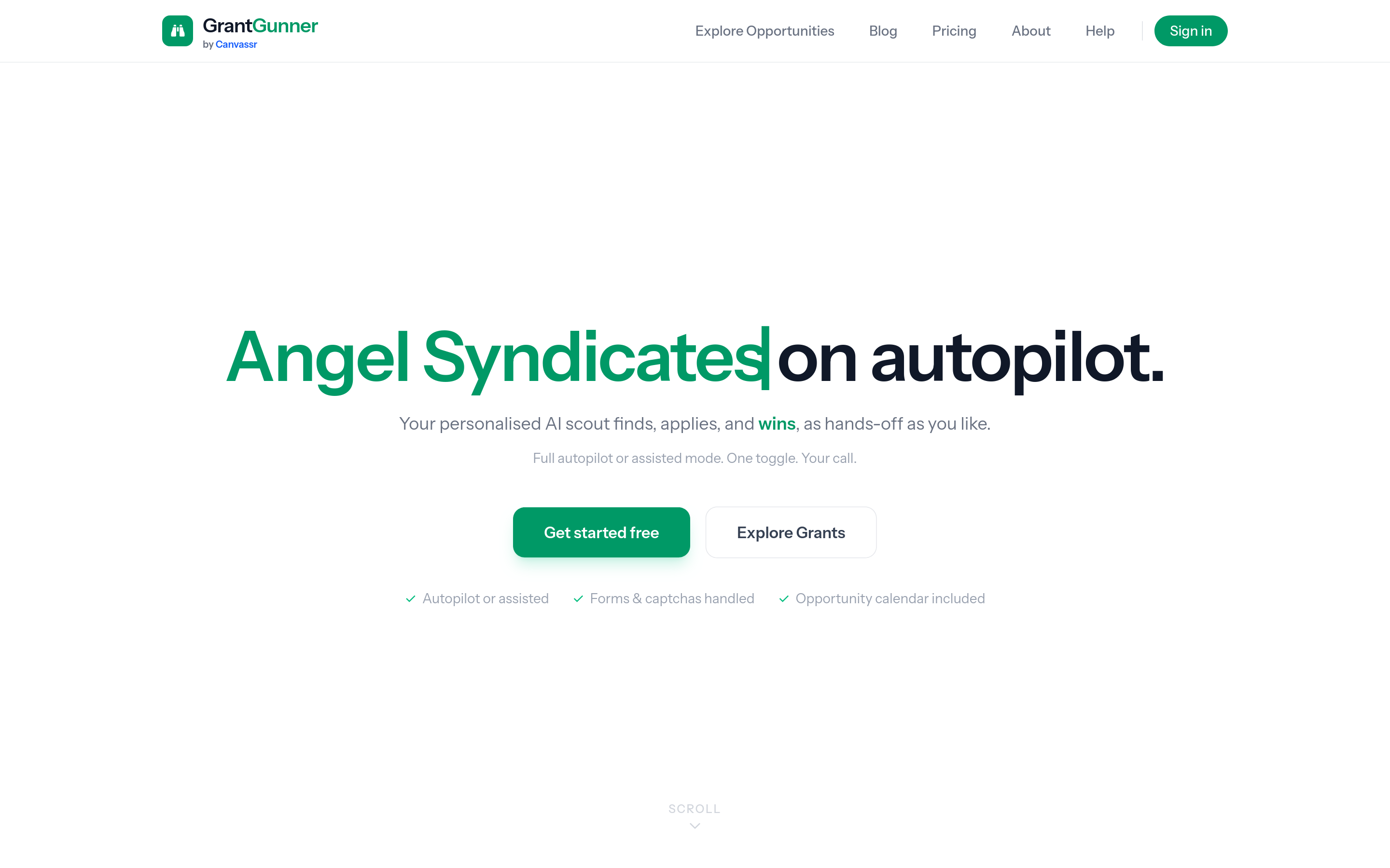 GrantGunner - Screenshot 3 showing product features and functionality