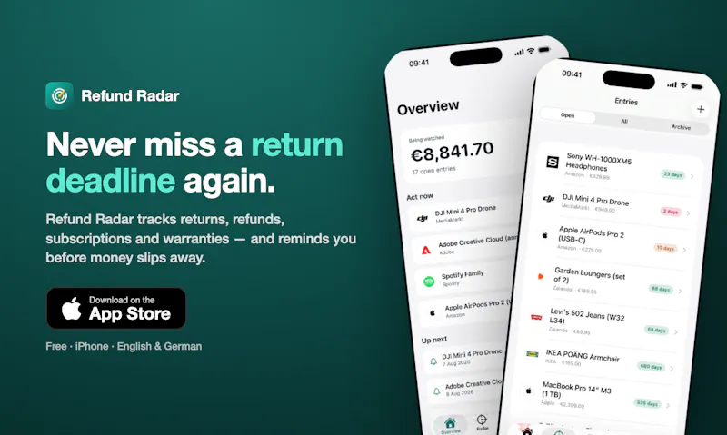 Refund Radar screenshot 2