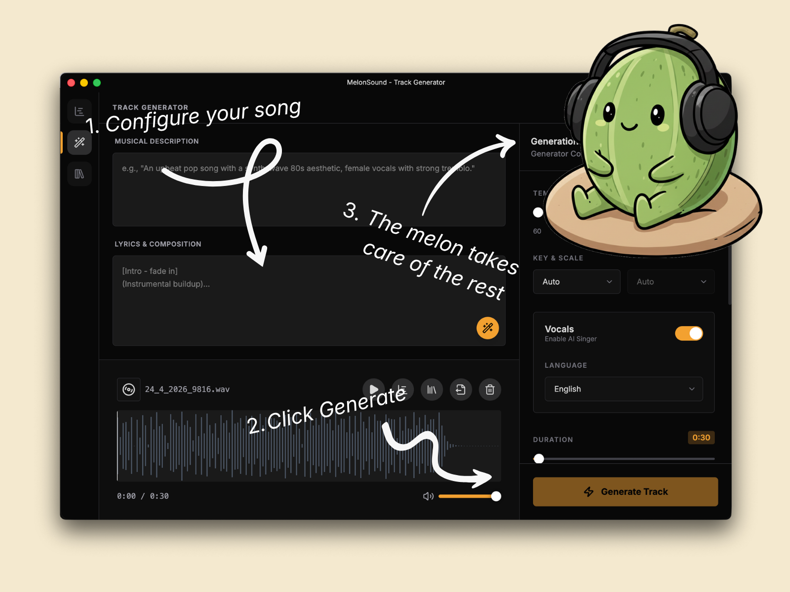 MelonSound screenshot