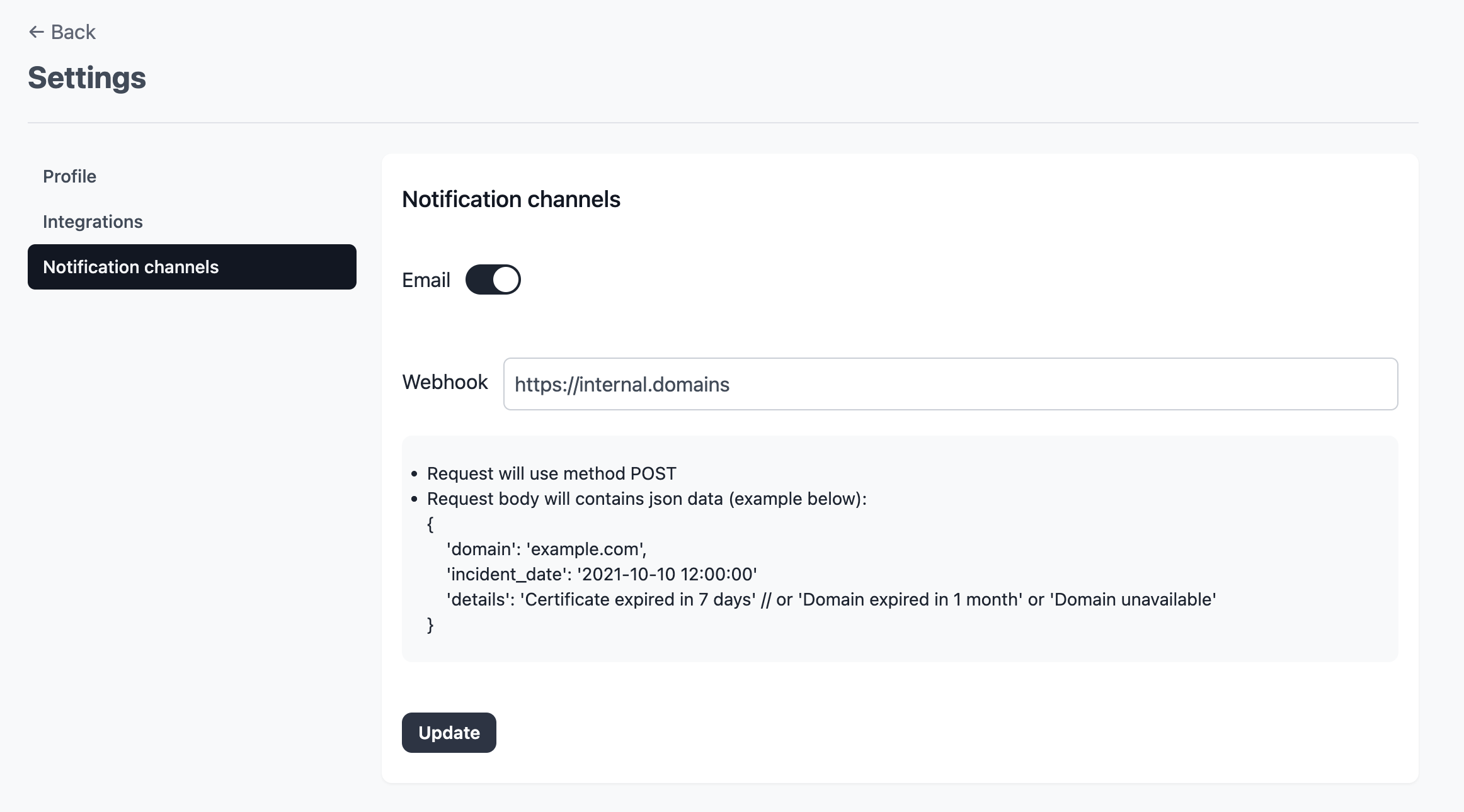 Kit.domains - Strumento di monitoraggio della salute del dominio media 6
