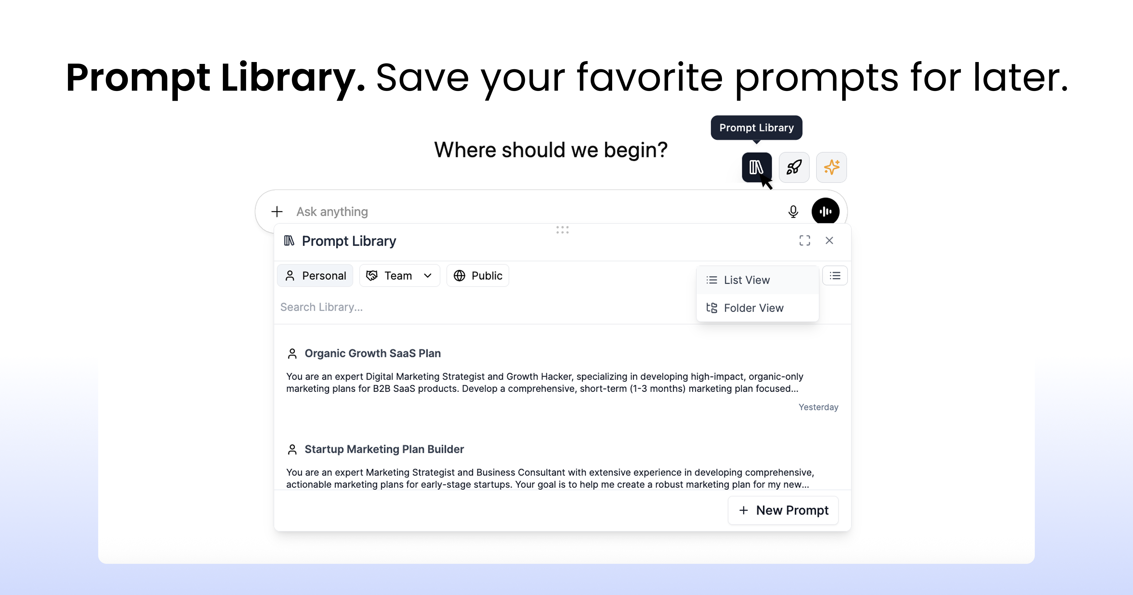 Pretty Prompt 1.0 Extension and Web App gallery image