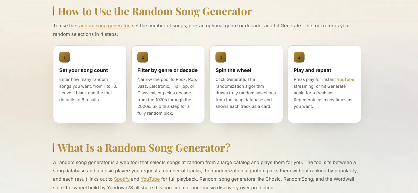 Random Song Generator gallery image
