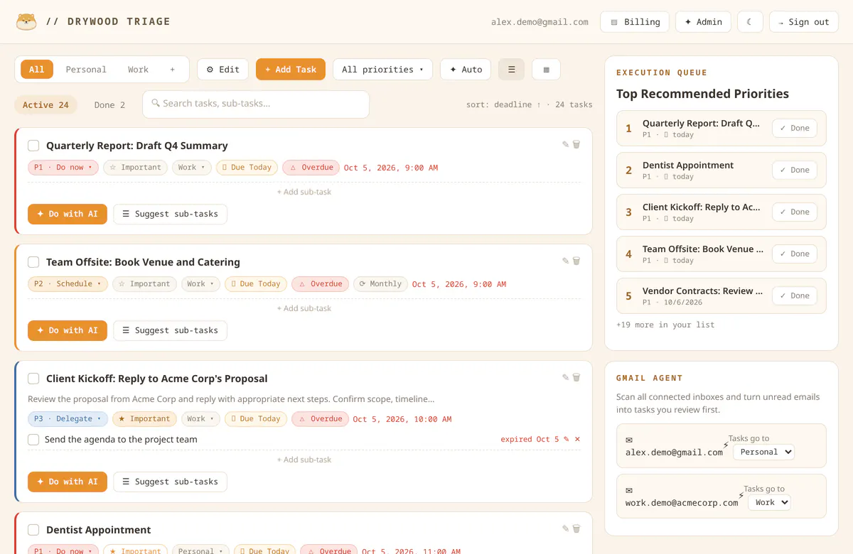 Drywood: AI Task Command gallery image