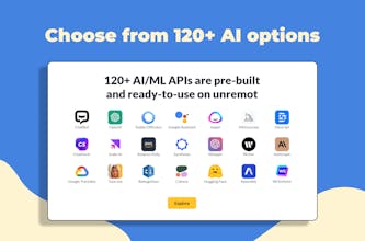 AI/ML API：Unremotが提供する前もって組み込まれたAI/ML APIのコレクション。さまざまなアプリケーションにシームレスに統合できます。