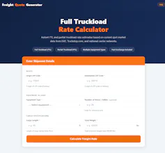 Freight Quote Generator gallery image