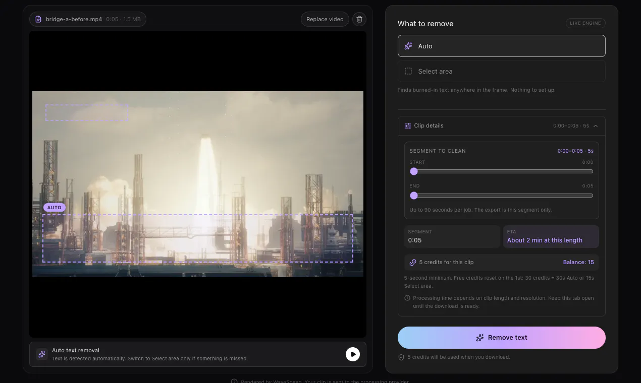 CleanVideoText gallery image