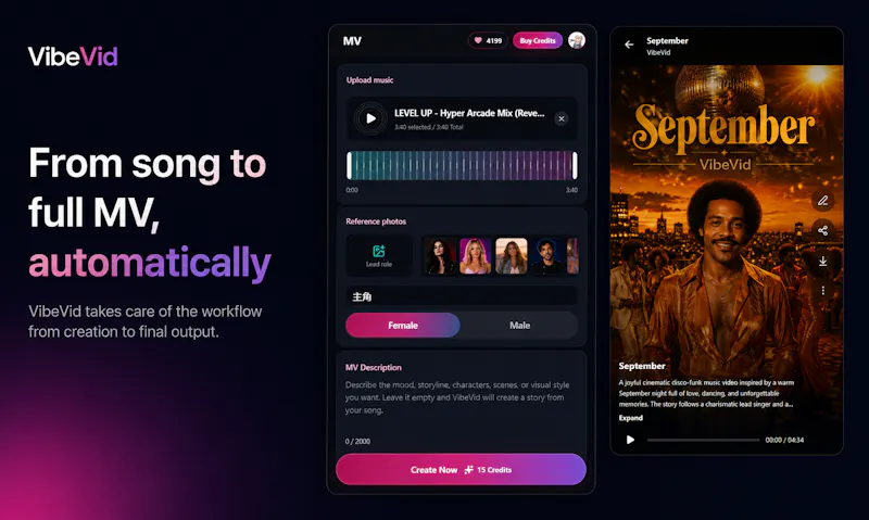 VibeVid screenshot 1
