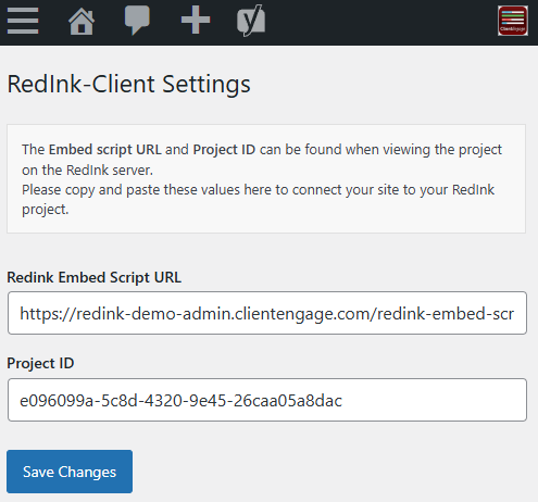 Website feedback tool for WordPress gallery image
