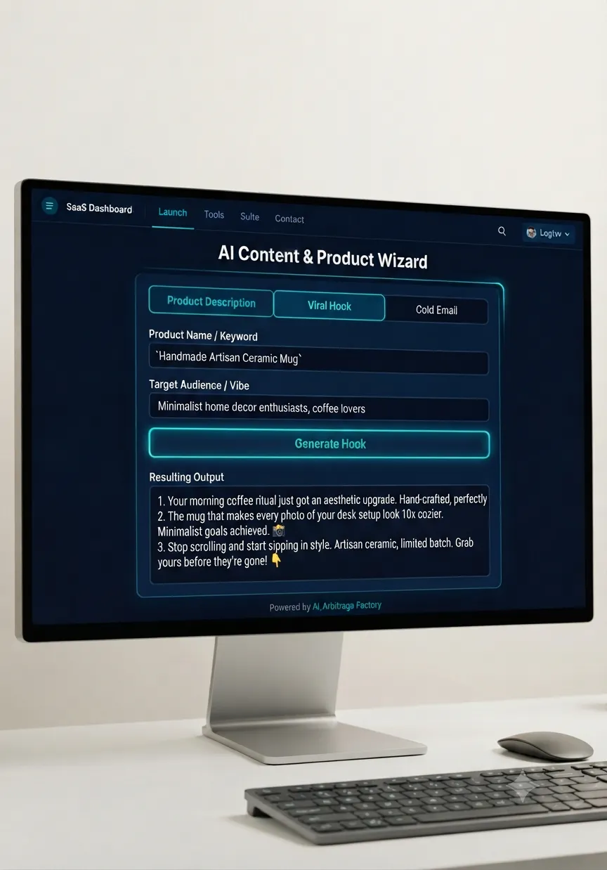 AI Flow Builder veya MicroSaaS gallery image