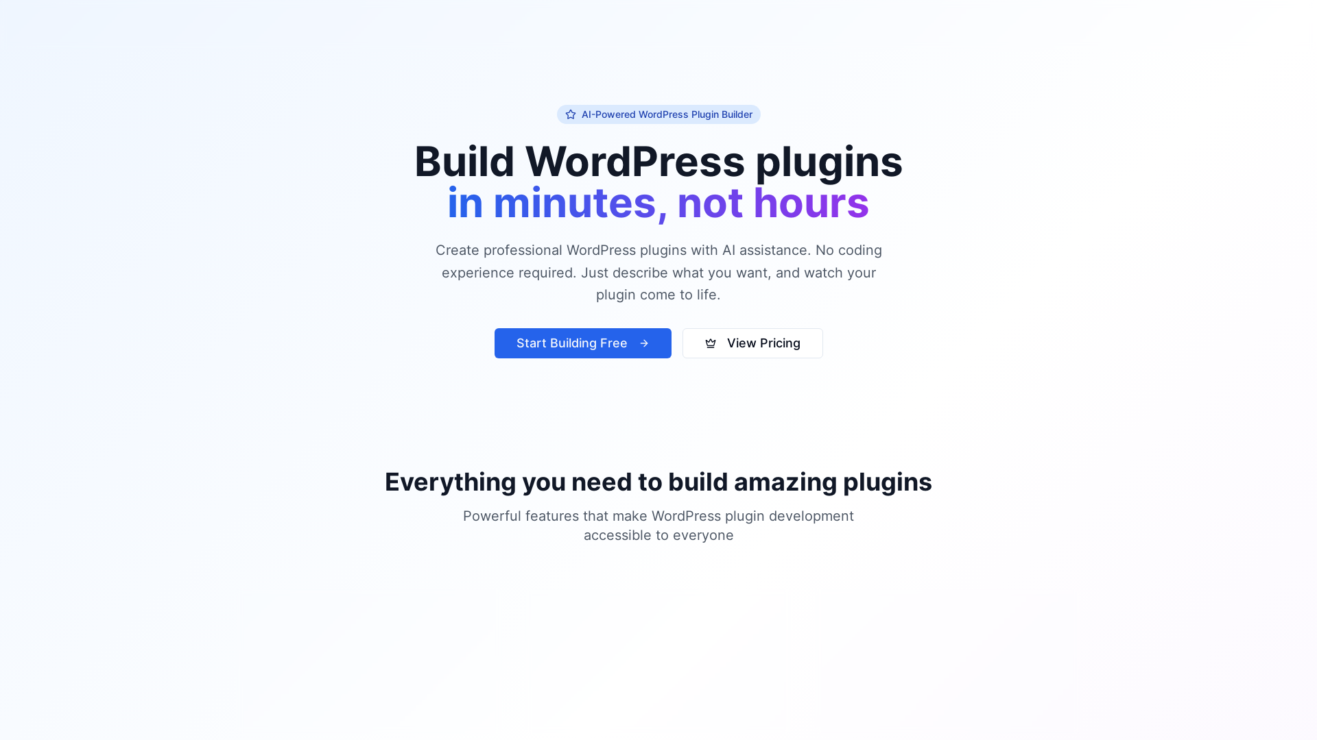 Media Plugin studio - Xây dựng các plugin WordPress tùy chỉnh bằng cách trò chuyện không mã hóa, không có căng thẳng 1