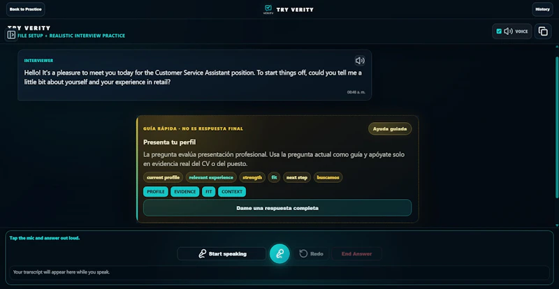 Try Verity screenshot 6