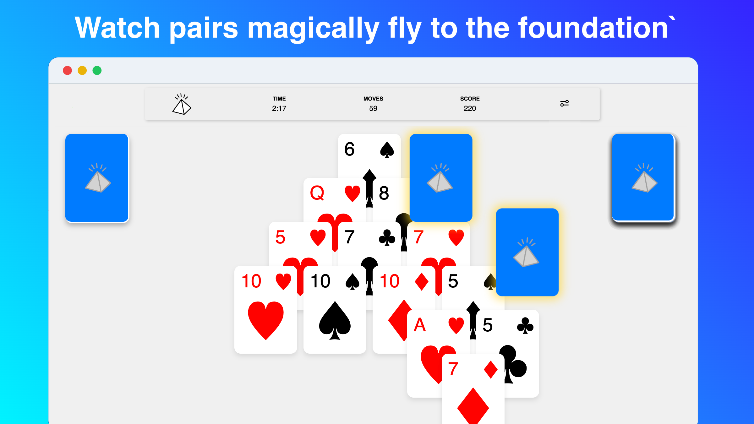 Media Pyramid Solitaire - Permainan solitaire piramid terbaik dalam talian 3
