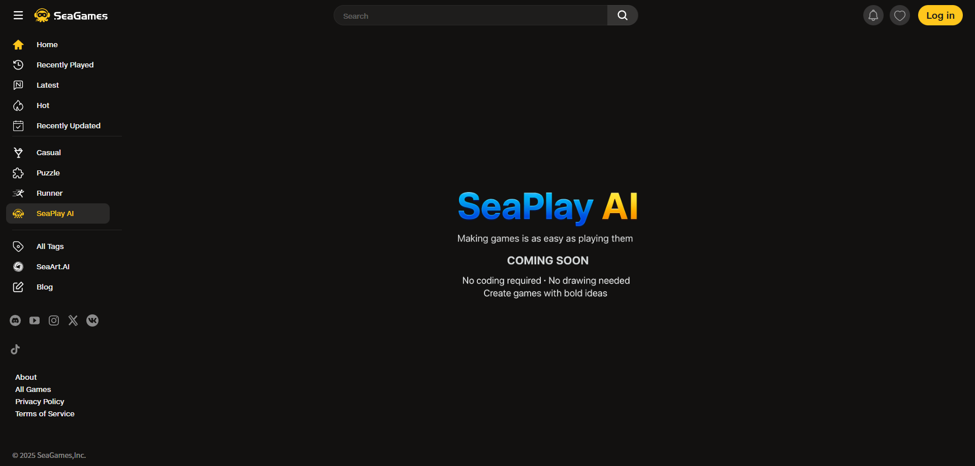Seagames –Ad-Free Browser Games Platform gallery image