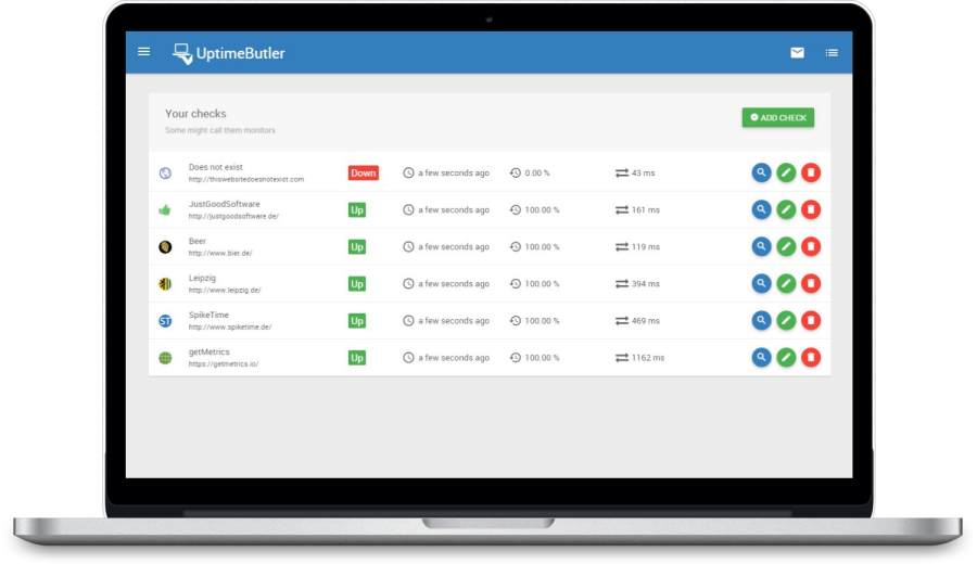 UptimeButler gallery image