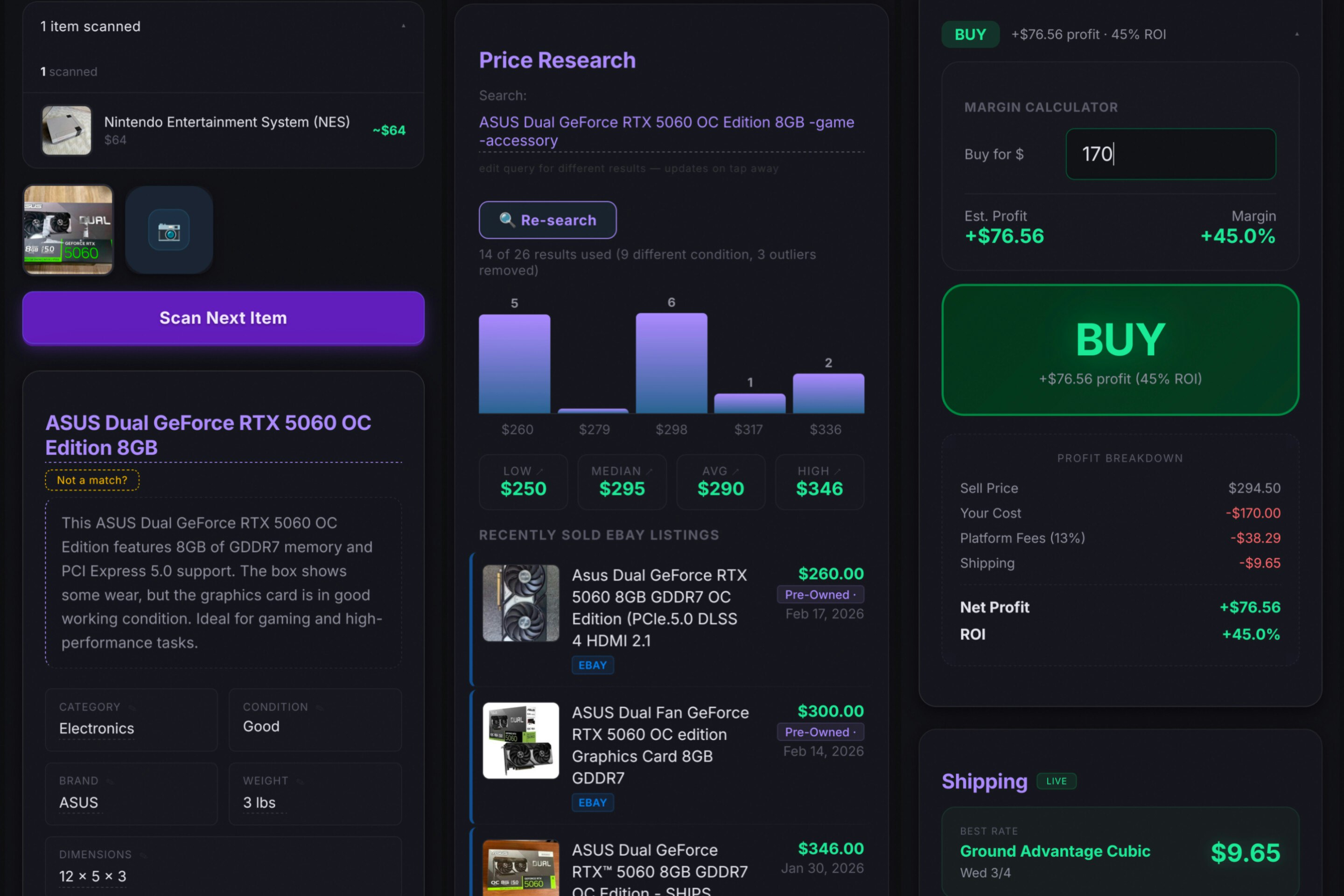 SellApplesauce Photo to Price in Seconds - Screenshot 3 showing product features and functionality