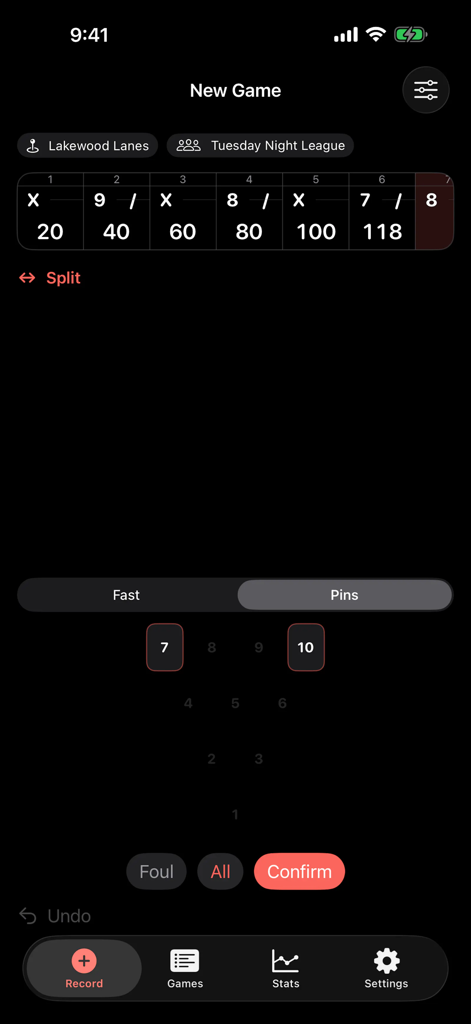 TenthFrame screenshot 3