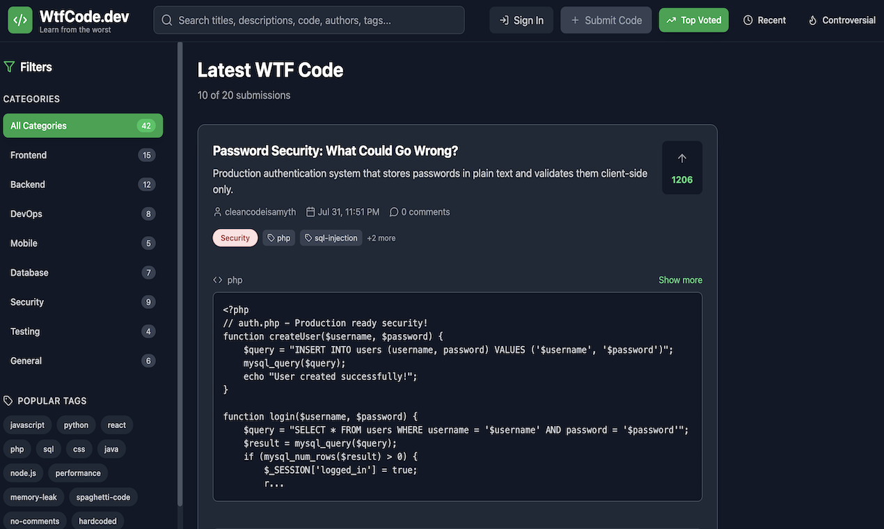 WtfCode.dev gallery image