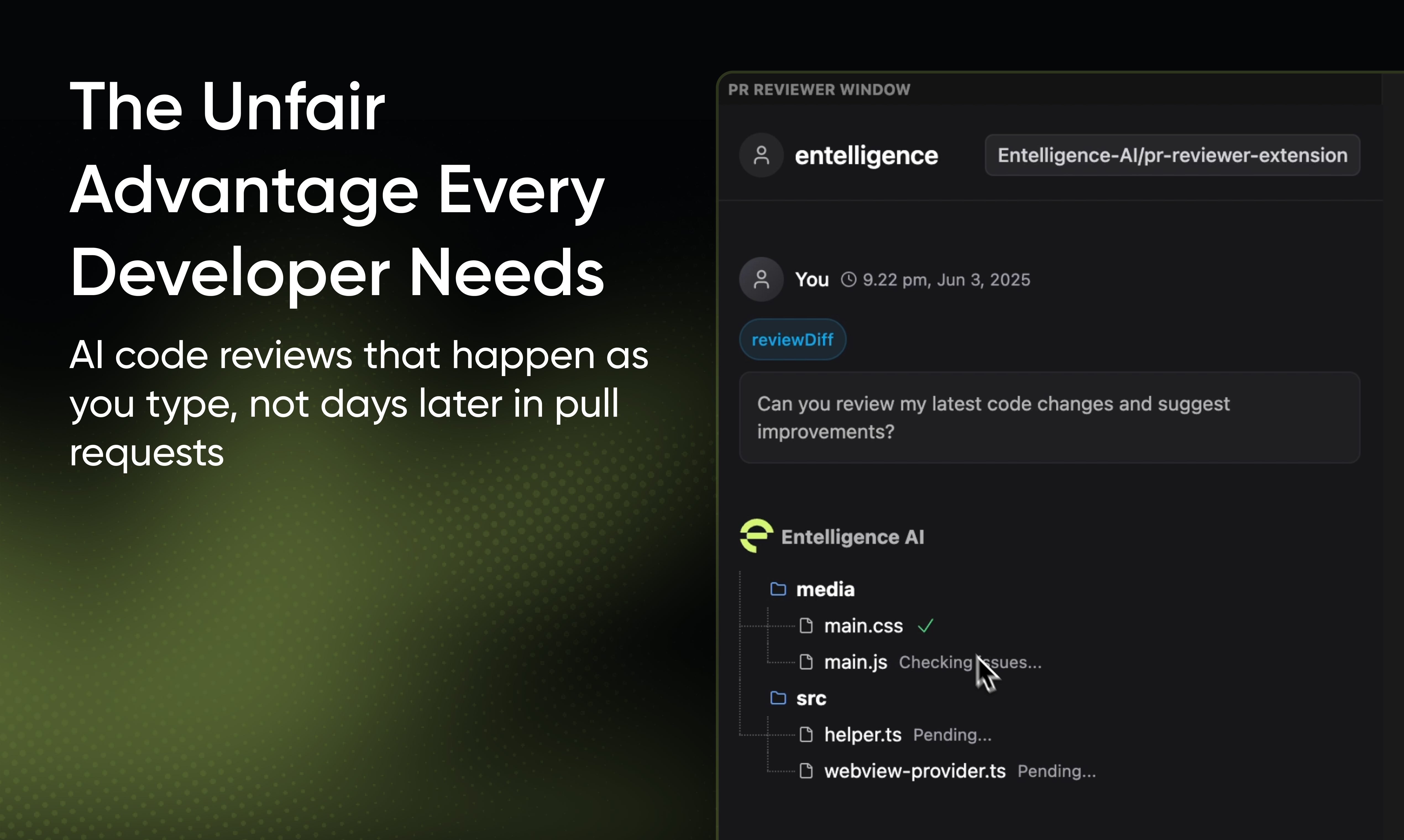 EntelligenceAI VSCode Extension media 5