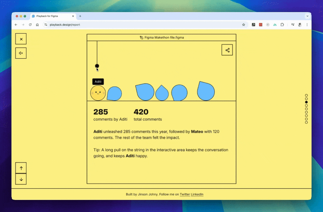 Figma Playback  - Screenshot 3 showing product features and functionality