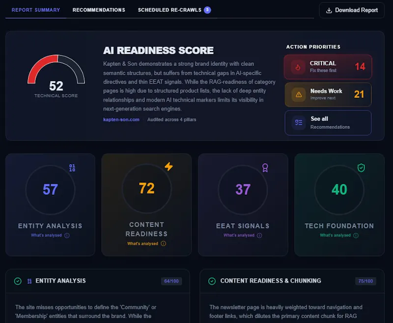 AI Search Radar screenshot 1