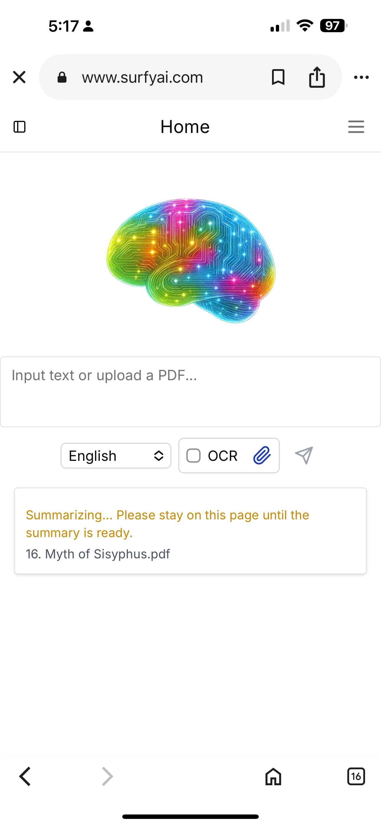 Surfy AI (Summarizer) - Surfy Text & PDF 요약 AI에 의해 생성됩니다 미디어 1