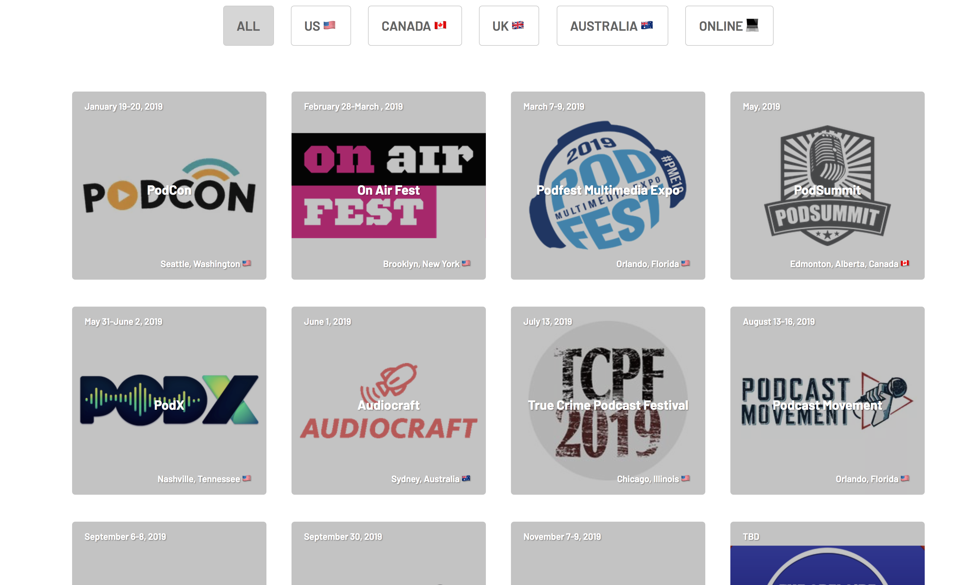 Podcast Conferences gallery image