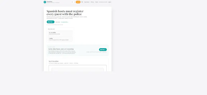 Partelisto screenshot 2