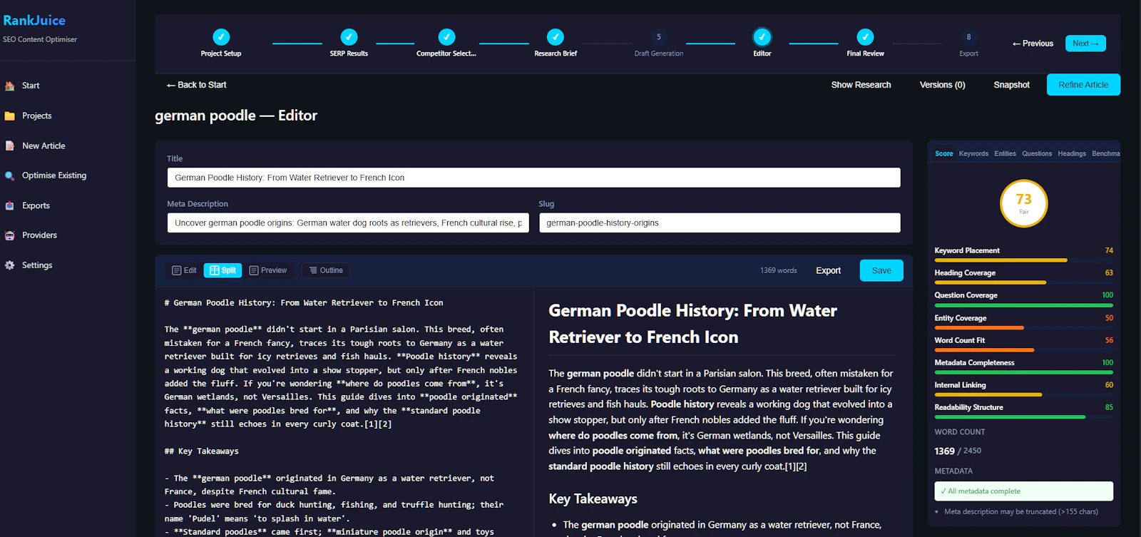 RankJuice screenshot 1