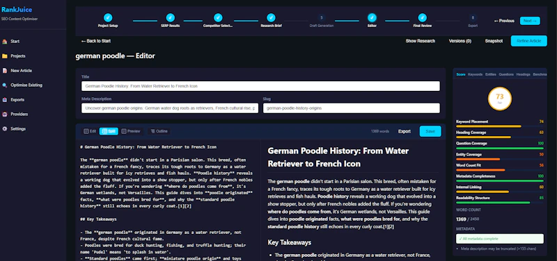 RankJuice screenshot 1