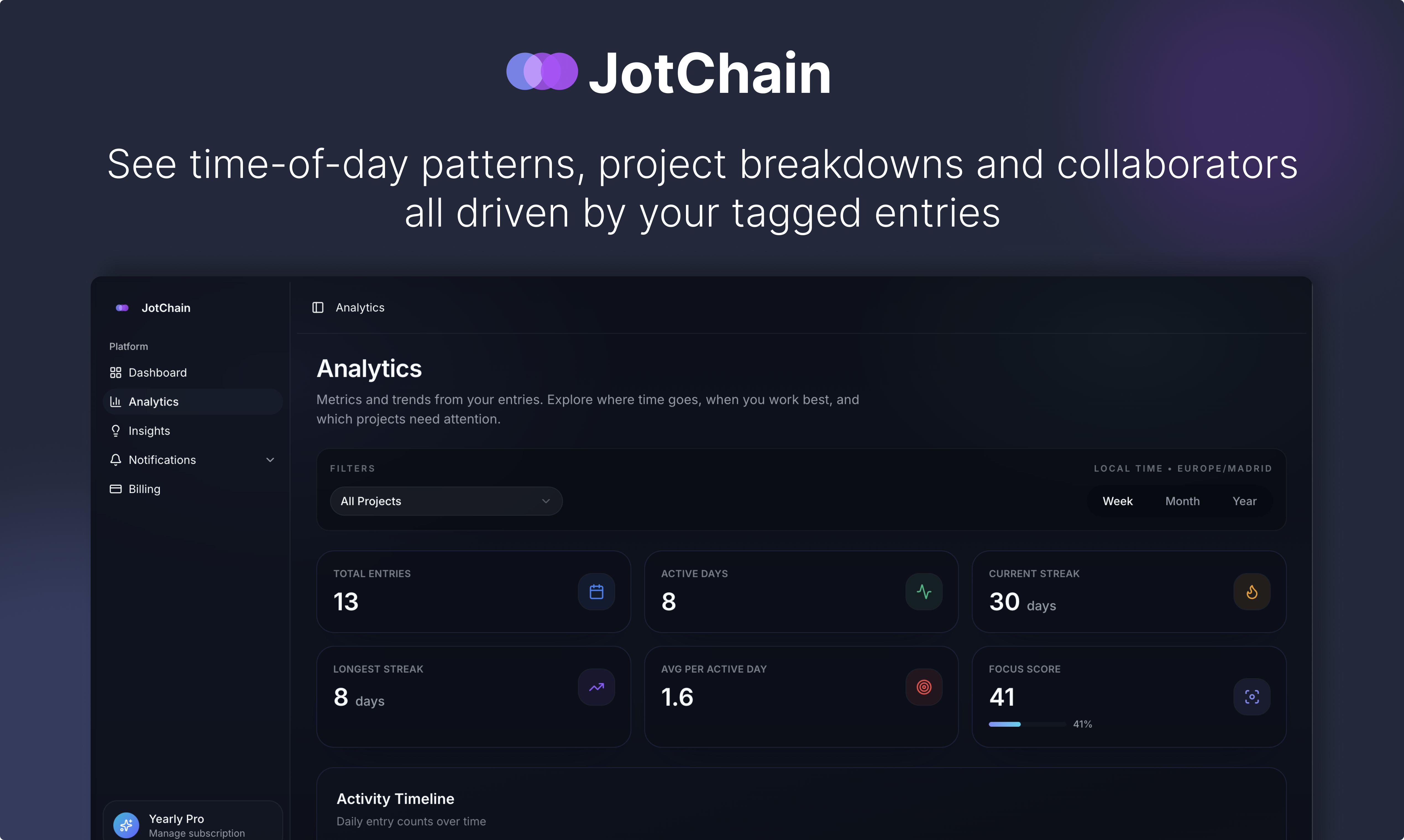 JotChain - Screenshot 4 preview