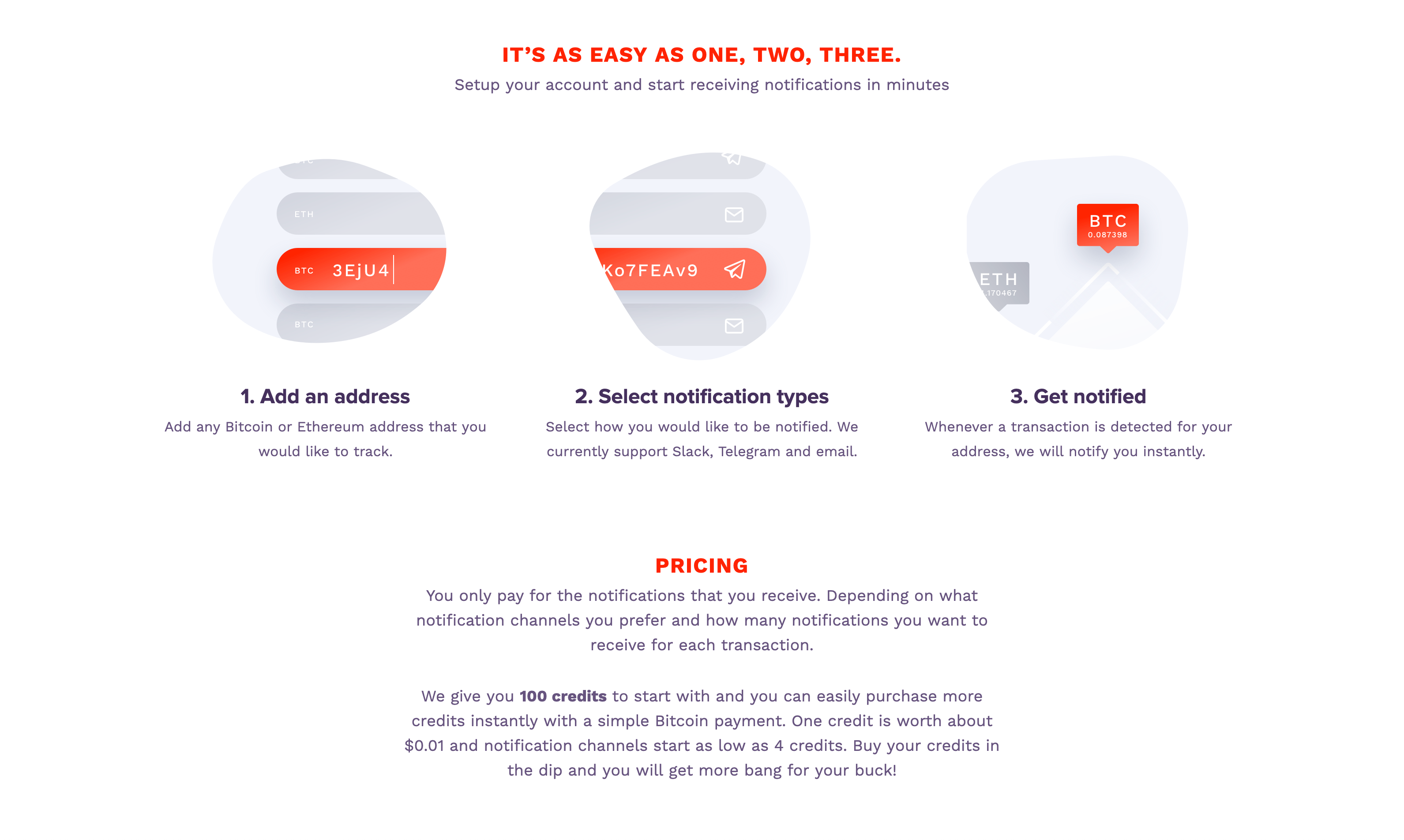 Cryptonotify Receive Transaction Notifications Of Any Btc Or Eth - 