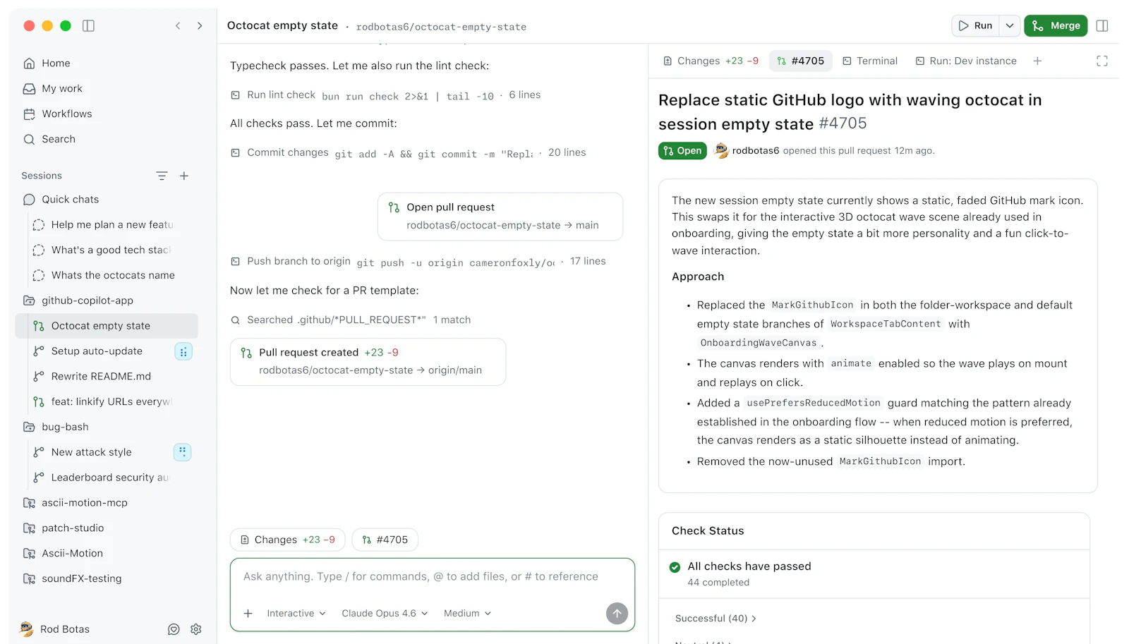 GitHub Copilot App screenshot 7