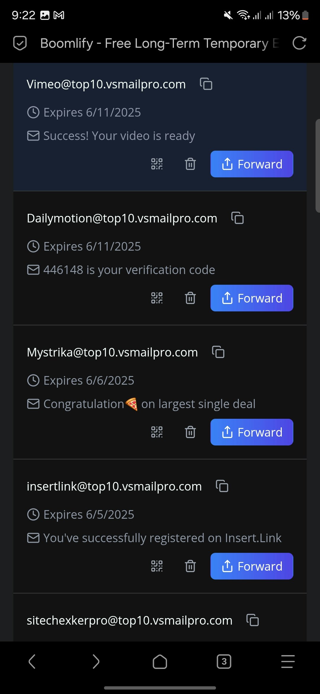 Boomlificar - Servicio de correo electrónico temporal gratuito a largo plazo |Privacidad y seguridad media 3